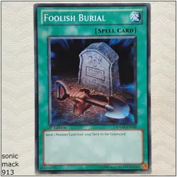 Foolish Burial - SDMA-EN026 - Common 1st Edition Yugioh - Image 1