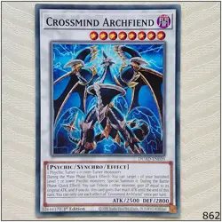 Crossmind Archfiend - DUAD-EN039 - Common 1st Edition Yugioh - Image 1