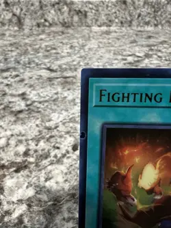 YuGiOh TCG Fighting Flame Sword MZMI-EN008 Ultra Rare 1st Edition LP - Image 3