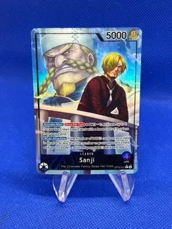 One Piece Legacy of the Master Sanji OP12-041 Alternate Alt Art Leader NM - Image 1