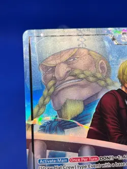 One Piece Legacy of the Master Sanji OP12-041 Alternate Alt Art Leader NM - Image 3