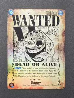 Buggy (Wanted Poster) Op09-051 Emperors In The New Word One Piece - Image 1