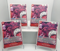 Lily Carnation Playset - OP06-015 x4 - Wings of the Captain - One Piece TCG - Image 1