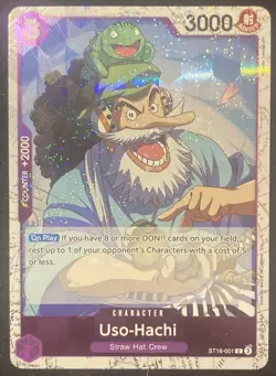 2x Uso-Hachi - ST18-001 - PRB02 Reprint + Pirate Foil - One Piece TCG - English - Image 2