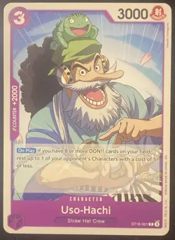 2x Uso-Hachi - ST18-001 - PRB02 Reprint + Pirate Foil - One Piece TCG - English - Image 3