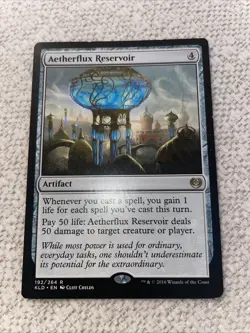 Magic The Gathering Aetherflux Reservoir Rare Artifact Kaladesh 192 Regular Card - Image 2