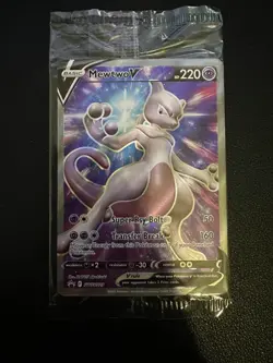 Pokemonn TCG: Mewtwo V Swsh229 : Sword & Shield Promo Cards Holo - Sealed - Image 1