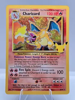 Charizard 4/102 Classic Collection Celebrations: Classic Collection Pokemon NM - Image 1