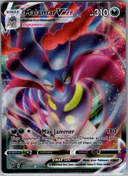 Malamar VMAX 122/192 SWSH02: Rebel Clash - Pokemon Card - NM - Image 1