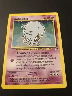 Pokemon - Wobbuffet - Neo Discovery - Holo Swirl - English - 16/75 - Near Mint - Image 2