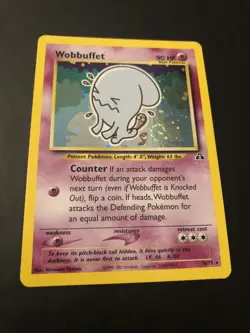 Pokemon - Wobbuffet - Neo Discovery - Holo Swirl - English - 16/75 - Near Mint - Image 3