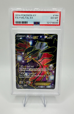 Pokemon XY Base Set: Yveltal EX #144 | Full Art 2014 | PSA 6 EX-MT - Image 1