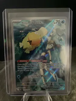 Pokemon Misty's Psyduck 193/182 Destined Rivals Full Art Holo Illustration Rare - Image 1