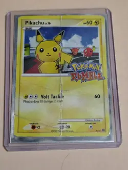 Pokemon TCG Pikachu Rumble 7/16 Holo Rare Stamp 2009 Lv. 16 - Image 1