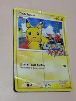 Pokemon TCG Pikachu Rumble 7/16 Holo Rare Stamp 2009 Lv. 16 - Image 3