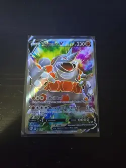 Rhyperior V 181/189 Ultra Rare Pokemon TCG Darkness Ablaze NM - Image 1