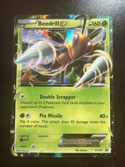 Beedrill EX XY157 MP Pokemon TCG XY Black Star Promo - Image 1