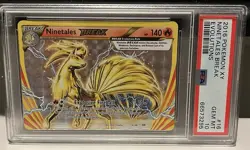 2016 POKEMON XY EVOLUTIONS #16 NINETALES BREAK PSA 10 - Image 1