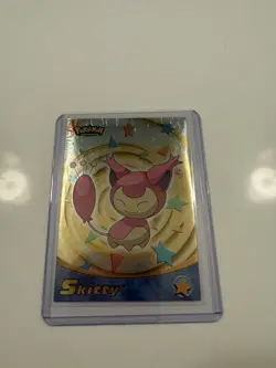 2003 topps Pokemon Advanced Holo Foil #76 Skitty DAMAGED - Image 1