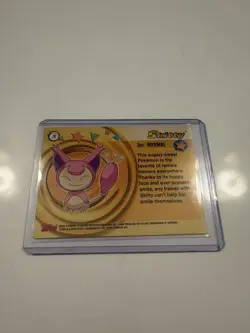 2003 topps Pokemon Advanced Holo Foil #76 Skitty DAMAGED - Image 2