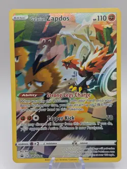 Pokemon TCG Galarian Zapdos SWSH283 Black Star Promo Sword&Shield - LP Condition - Image 1