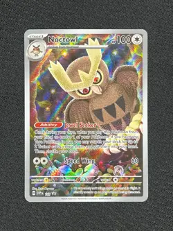 NOCTOWL - SVP141 - Pokemon Scarlet & Violet Shrowded Fable ETB Promo Holo NM - Image 1