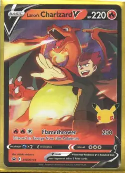 Lance's Charizard V SWSH133 SWSH: Sword & Shield Promo Cards Holo - Image 1