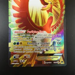 Ho-Oh EX 121/122 Pokemon Breakpoint Holo Full Art Card - Image 3