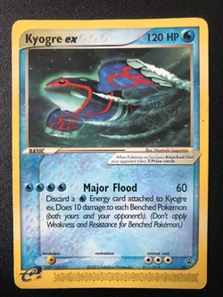 Kyogre ex 001 Nintendo Promo Pokemon non-holo rare card - Image 1