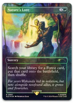 Nature's Lore (867) (Rainbow Foil) #867 (NM) Secret Lair Drop SLD Magic MTG - Image 1