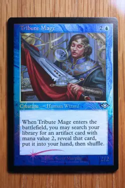 Tribute Mage FOIL Retro Frame *Pack Fresh NM* Magic the Gathering MTG - Image 1