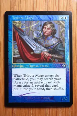 Tribute Mage FOIL Retro Frame *Pack Fresh NM* Magic the Gathering MTG - Image 3