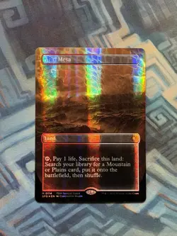 MTG Borderless Dragonscale Foil Arid Mesa NM Unplayed Special Guests - Image 1