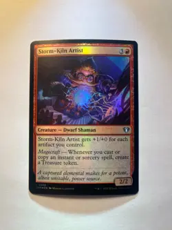 Storm-Kiln Artist Commander Masters Foil - Image 1
