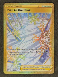 Path to the Peak (Secret) 213/189 Pokemon TCG Secret Rare SWSH10: Astral Radianc - Image 1