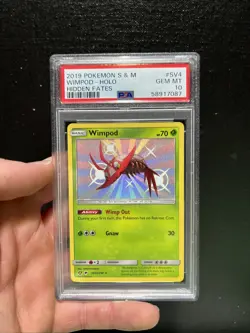 Wimpod SV4/SV94 Hidden Fates: Shiny Vault Holo PSA 10 Gem Mint Pokemon TCG - Image 1