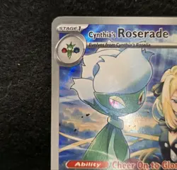 Cynthia’s Roserade 184/182 - Destined Rivals Pokemon TCG Illustration Rare - Image 5