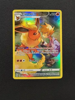 Flareon TG01/TG30 SWSH09: Brilliant Stars Trainer Gallery Ultra Rare Near Mint - Image 1