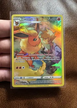 Flareon TG01/TG30 SWSH09: Brilliant Stars Trainer Gallery Ultra Rare Near Mint - Image 3