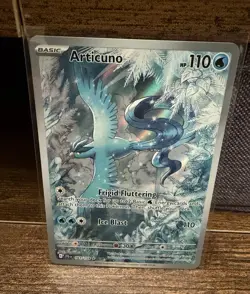2025 Pokemon Journey Together Articuno Illustration Rare Holo IR 161/159 - Image 1