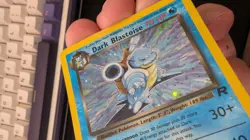 2000 Pokemon Team Rocket Dark Blastoise Holo Rare 3/82 HP-DMG - Image 2