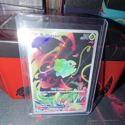 Pokemon Bulbasaur 133/132 Me01 Mega Evolution Illustration Rare Holo 80 HP - Image 1