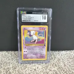 2000 Pokemon League Black Star Promo MEW Non Holo #8 CGC 10 GEM MINT - Image 1