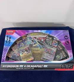 Pokemon TCG Hydreigon ex & Dragapult ex Premium Collection Box Sealed New - Image 1