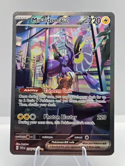 Miraidon ex 244/198 Special Illustration Rare Scarlet & Violet Pokemon NM - Image 1