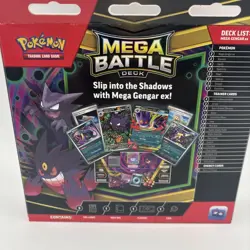 Pokemon TCG Mega Battle Deck (Mega Gengar ex) Factory Sealed Brand New In hand - Image 5