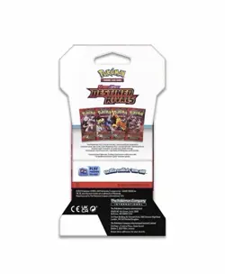 (4) POKEMON TCG SCARLET & VIOLET DESTINED RIVALS SLEEVED BOOSTERS FULL ART SET - Image 4