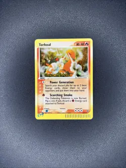 2003 Pokemon TCG Torkoal EX Dragon Holo Rare 12/97 MP - Image 1