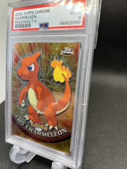 2000 Pokemon Topps Chrome Charmeleon #5 PSA 9 MINT - Image 3