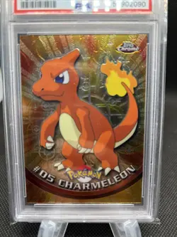 2000 Pokemon Topps Chrome Charmeleon #5 PSA 9 MINT - Image 4